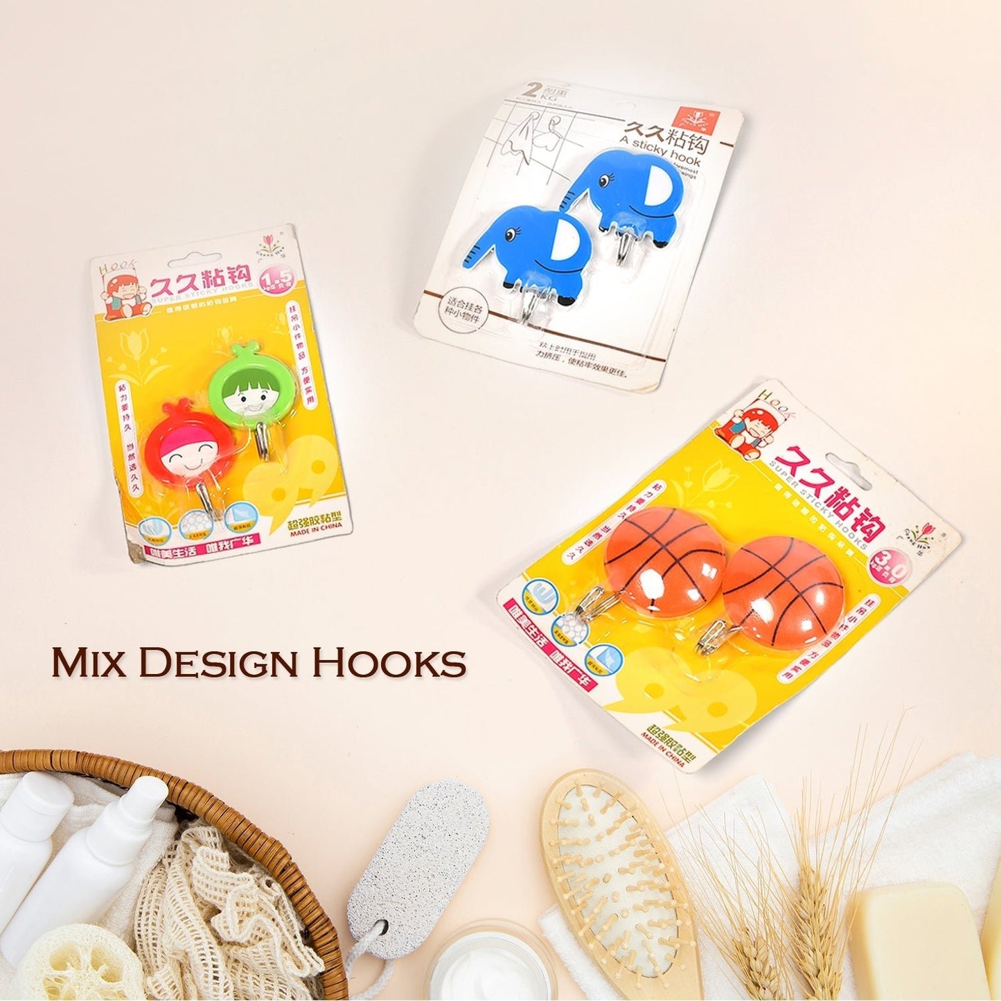 Premium Strong Adhesive Wall Hooks Set of 10 - infinityexculsivestore.com