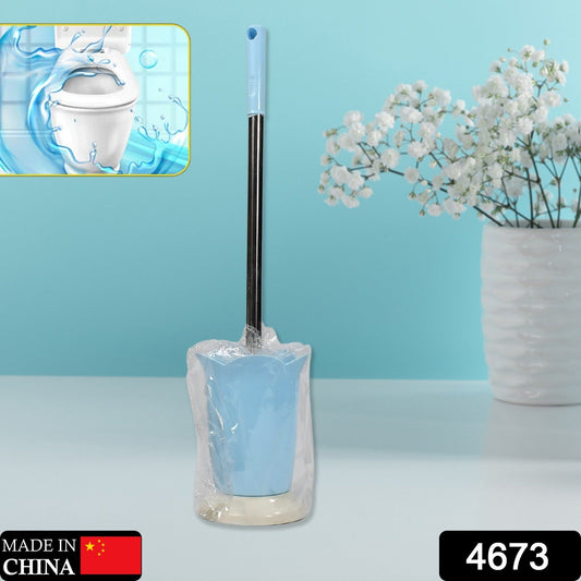 Premium Toilet Plastic Brush with Holder Stand Western and Indian Toilet Bathroom Cleaning - infinityexculsivestore.com
