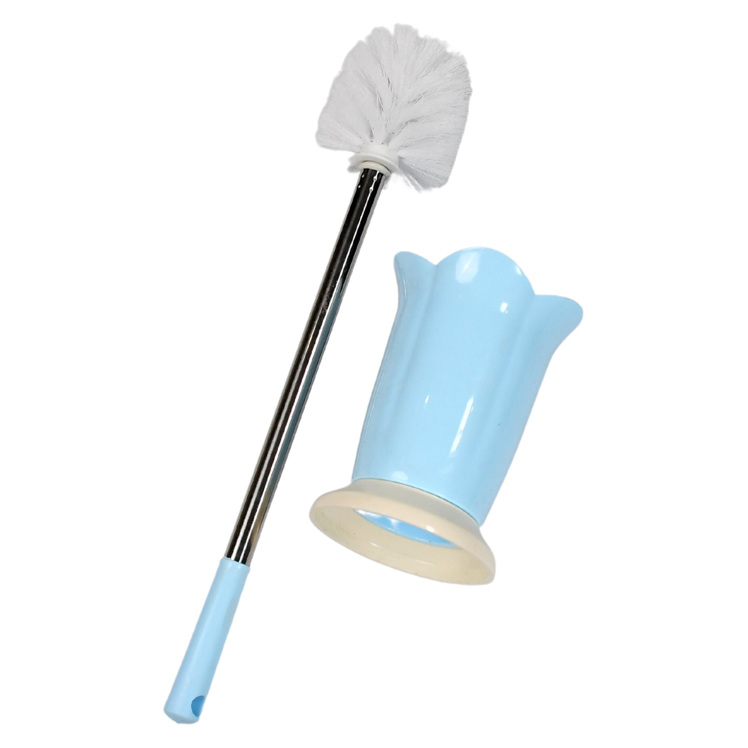 Premium Toilet Plastic Brush with Holder Stand Western and Indian Toilet Bathroom Cleaning - infinityexculsivestore.com