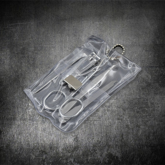 Professional Nail Clippers Kit - 5 Piece Manicure Set, Top Grade Stainless Steel Grooming Kit for Travel & Home - infinityexculsivestore.com