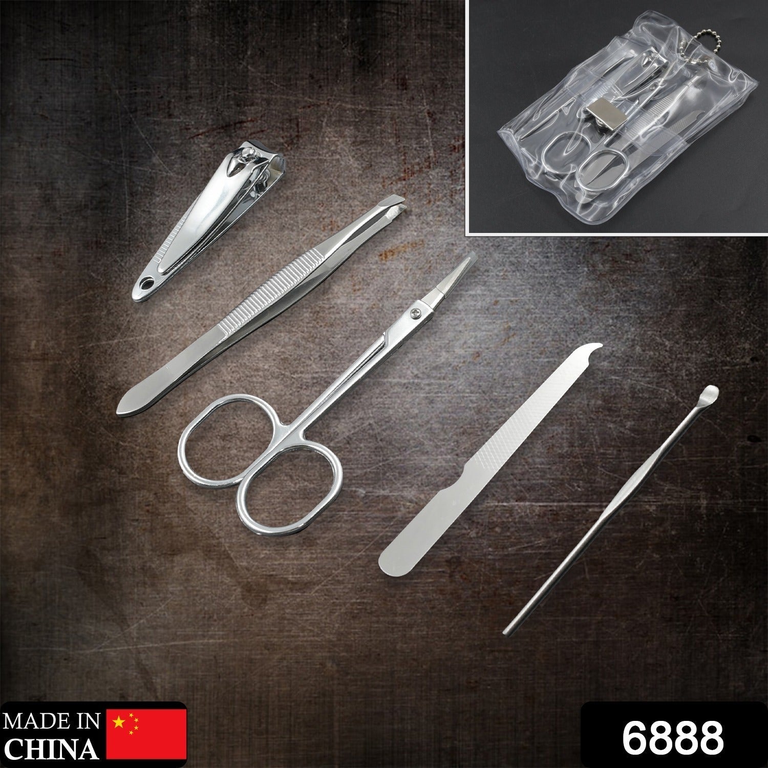 Professional Nail Clippers Kit - 5 Piece Manicure Set, Top Grade Stainless Steel Grooming Kit for Travel & Home - infinityexculsivestore.com