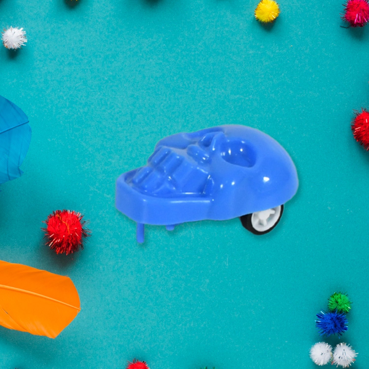 Pull Back Skull Toy, Small DIY Pull Back Skull Toy For Kids - infinityexculsivestore.com