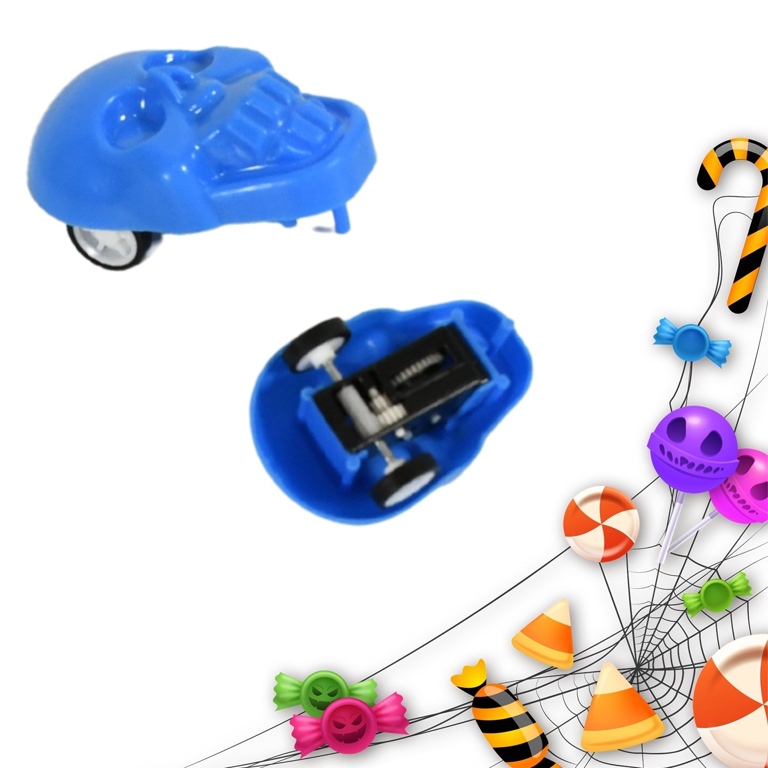 Pull Back Skull Toy, Small DIY Pull Back Skull Toy For Kids - infinityexculsivestore.com