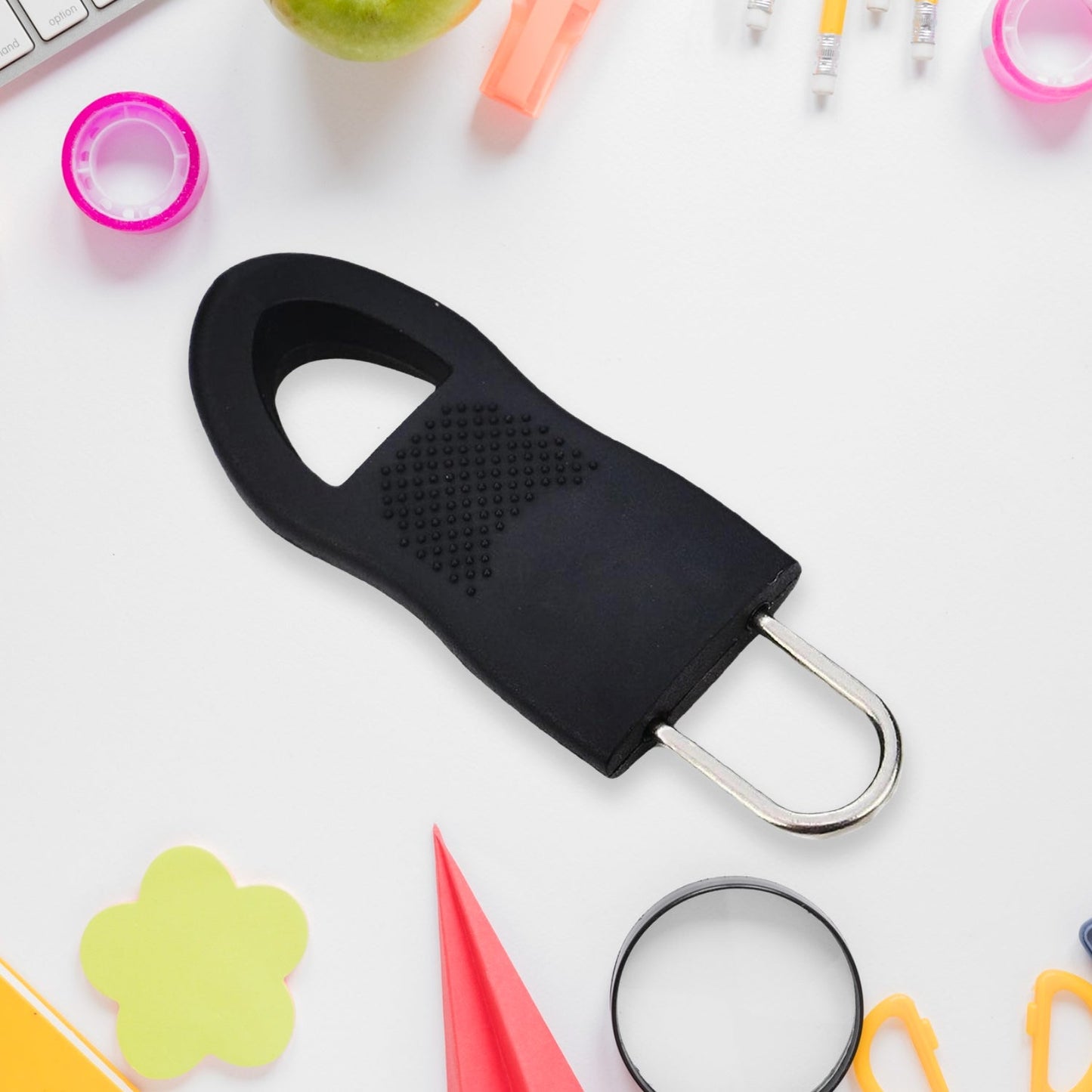 Zipper Pull Tab Zipper Tags Cord Pulls Zipper Extension Zip Fixer for Luggage Suitcase Backpack Jacket Bags Style Metal Zipper Head Zip Fixer Tags Handbag Backpack Plastic (1 Pc) - infinityexculsivestore.com