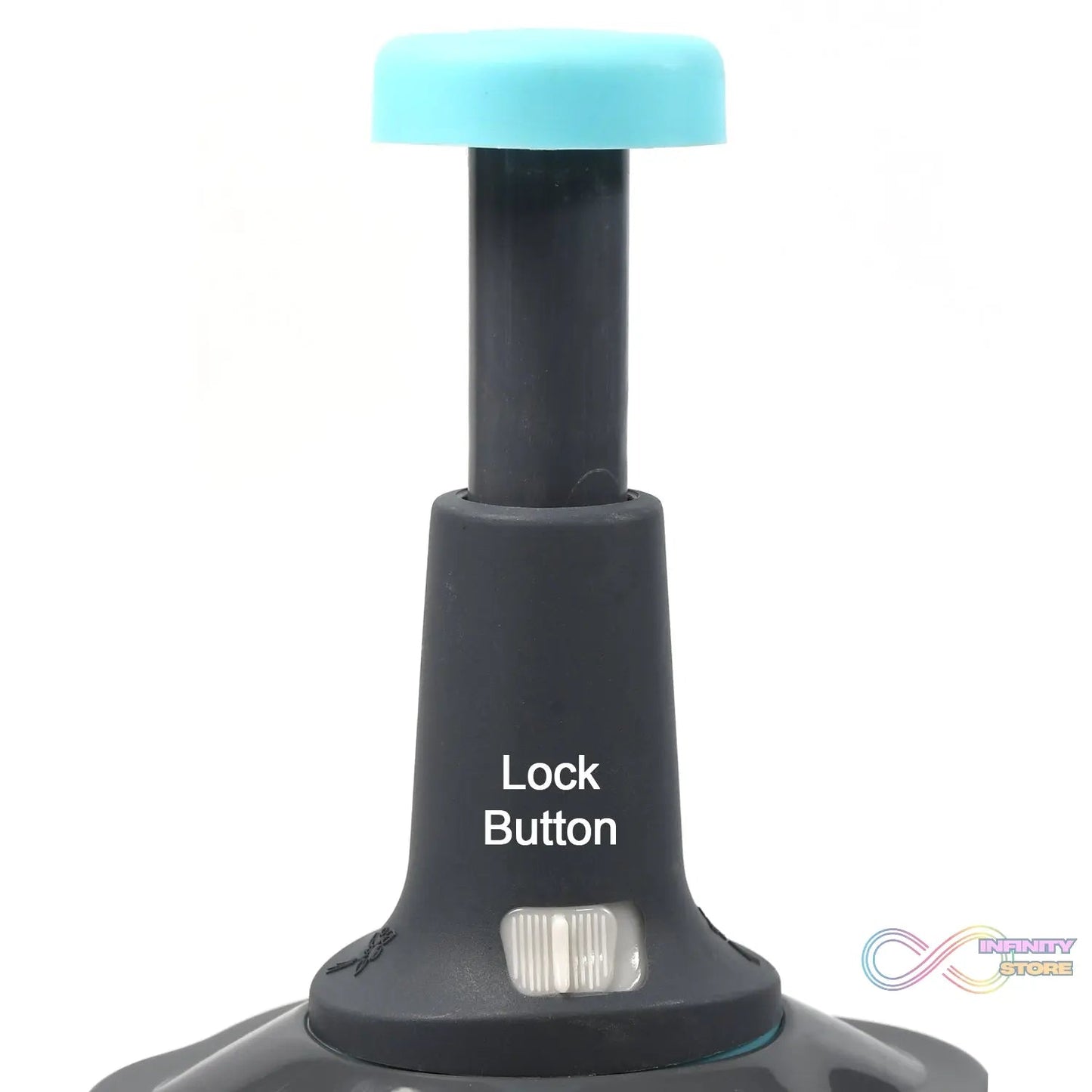 Push Chopper Manual Food Chopper and Hand Push Vegetable Chopper, Cutter, Mixer Set for Kitchen with 3 Stainless Steel Blade - infinityexculsivestore.com