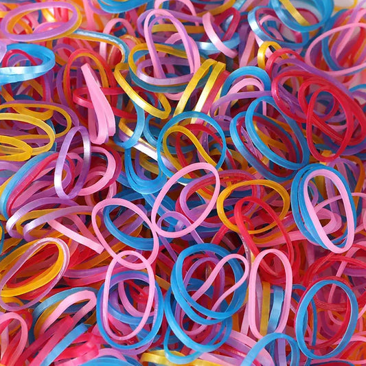 RUBBER BAND FOR OFFICE/HOME AND KITCHEN ACCESSORIES ITEM PRODUCTS, ELASTIC RUBBER BANDS, FLEXIBLE REUSABLE NYLON ELASTIC UNBREAKABLE, FOR STATIONERY, SCHOOL MULTICOLOR - infinityexculsivestore.com