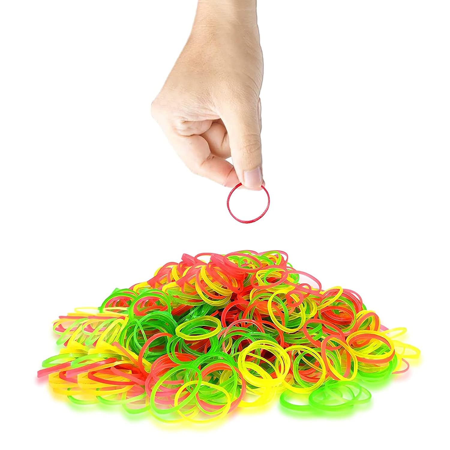 RUBBER BAND FOR OFFICE/HOME AND KITCHEN ACCESSORIES ITEM PRODUCTS, ELASTIC RUBBER BANDS, FLEXIBLE REUSABLE NYLON ELASTIC UNBREAKABLE, FOR STATIONERY, SCHOOL MULTICOLOR - infinityexculsivestore.com