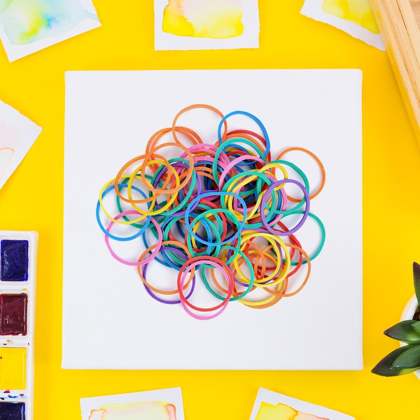 RUBBER BAND FOR OFFICE/HOME AND KITCHEN ACCESSORIES ITEM PRODUCTS, ELASTIC RUBBER BANDS, FLEXIBLE REUSABLE NYLON ELASTIC UNBREAKABLE, FOR STATIONERY, SCHOOL MULTICOLOR - infinityexculsivestore.com