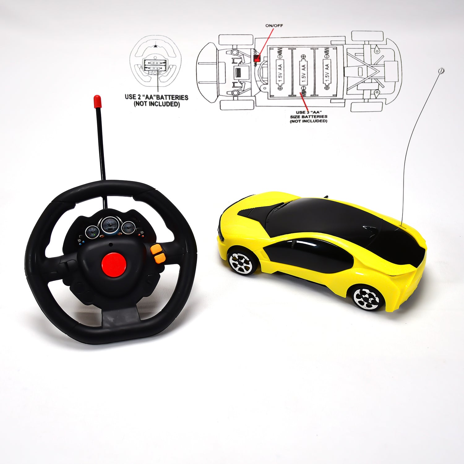 Racing Fast Steering Remote Control Modern Attractive CAR for Kids - infinityexculsivestore.com