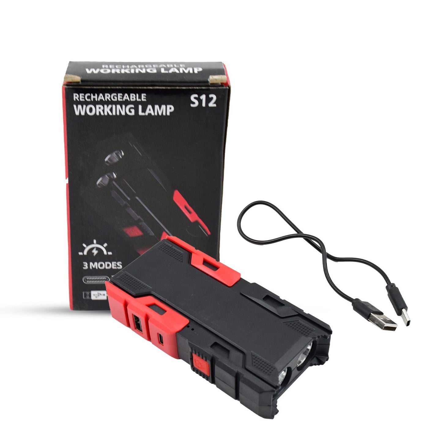 Rechargeable Mini LED Flashlight with Power Bank, 3 Modes (1 Pc) - infinityexculsivestore.com