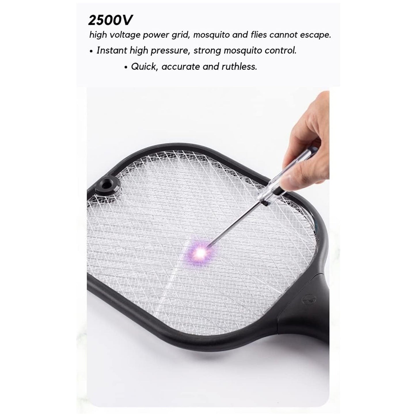Rechargeable Mosquito Killer Racket with UV Light & USB Charging Base - infinityexculsivestore.com