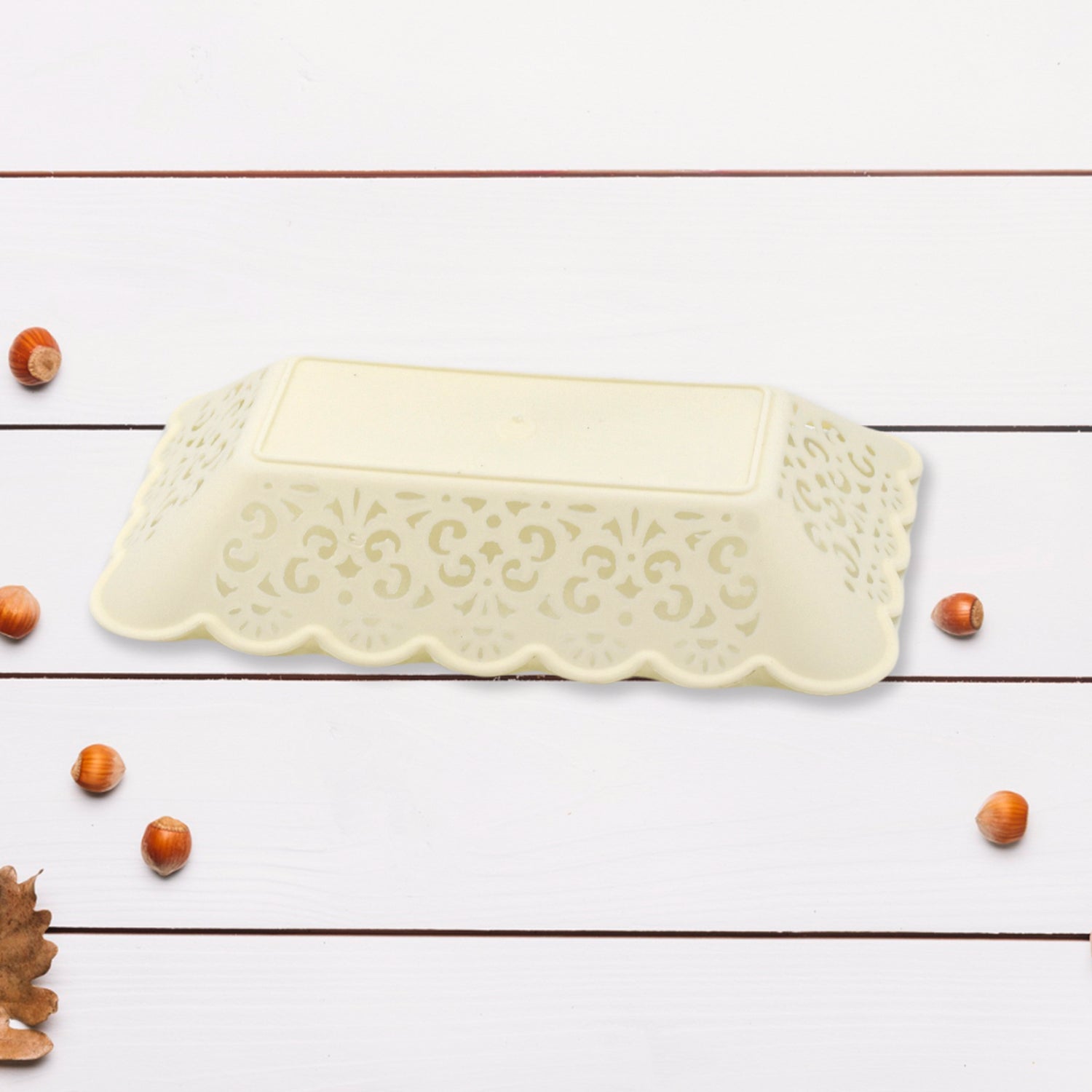 Rectangle Plastic Dinner Plate Snacks / Breakfast, Restaurant Serving Trays Home School Coffee Hotel Kitchen Office (8 Pcs Set) - infinityexculsivestore.com