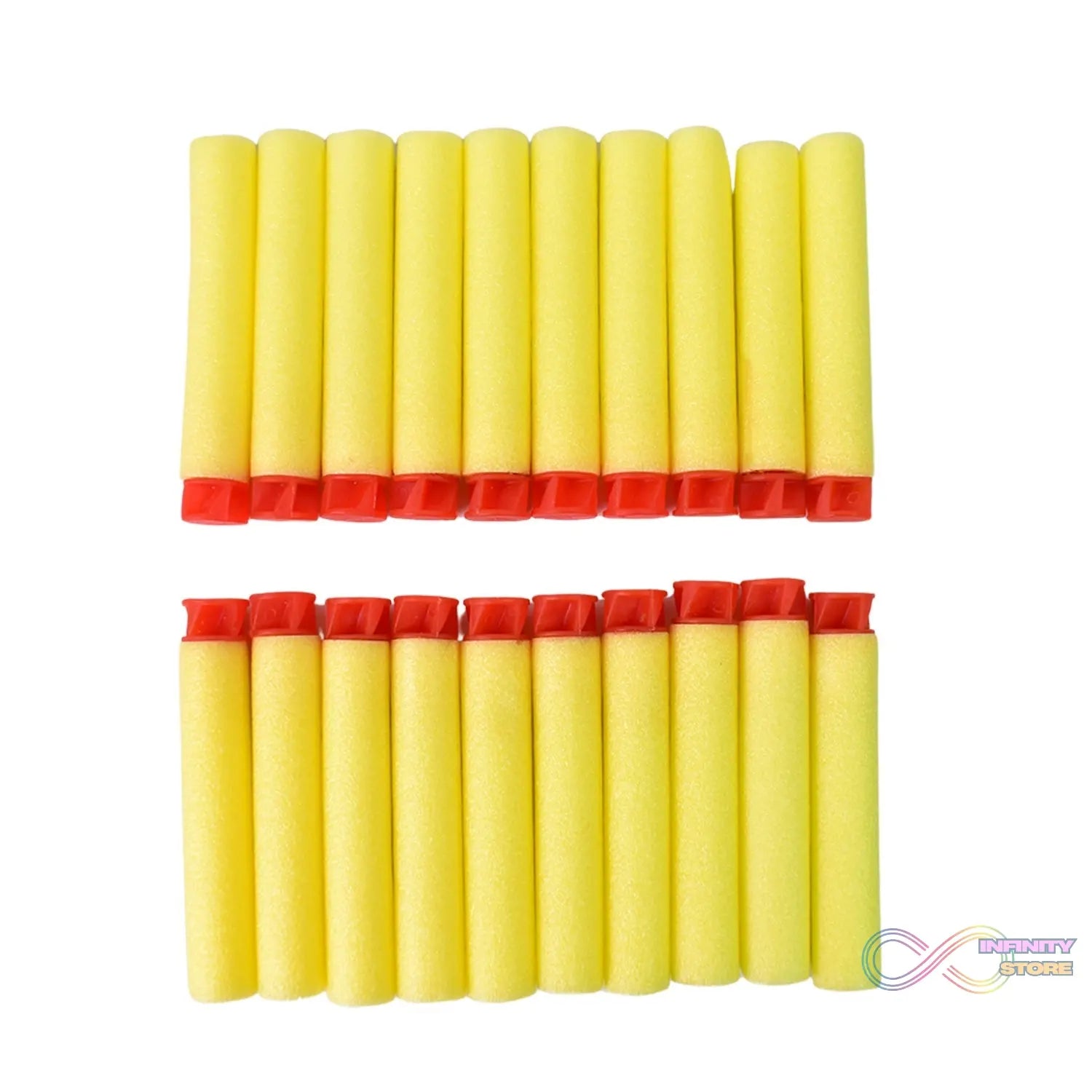 Refill Bullet Darts Soft Round Head Blasters Kids Toy for Gun (20 Pcs Set) - infinityexculsivestore.com
