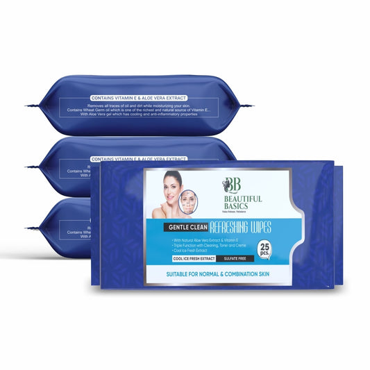 Refreshing Wet Wipes for Face | Facial Cleansing | Refreshing & Skin Hydration| Soothing for skin | pH Balance & Alcohol Free | Nourishing with Fruit extract | 25 Wipes - infinityexculsivestore.com