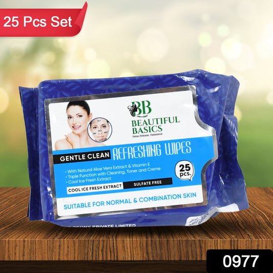 Refreshing Wet Wipes for Face | Facial Cleansing | Refreshing & Skin Hydration| Soothing for skin | pH Balance & Alcohol Free | Nourishing with Fruit extract | 25 Wipes - infinityexculsivestore.com