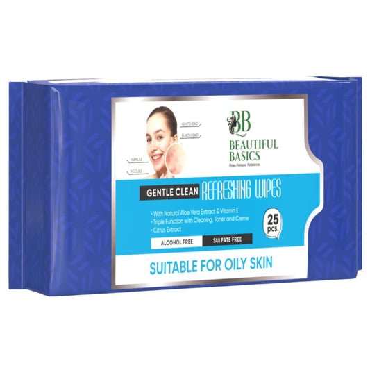 Refreshing Wet Wipes for Face | Facial Cleansing | Refreshing & Skin Hydration| Soothing for skin | pH Balance & Alcohol Free | Nourishing with Fruit extract | 25 Wipes - infinityexculsivestore.com