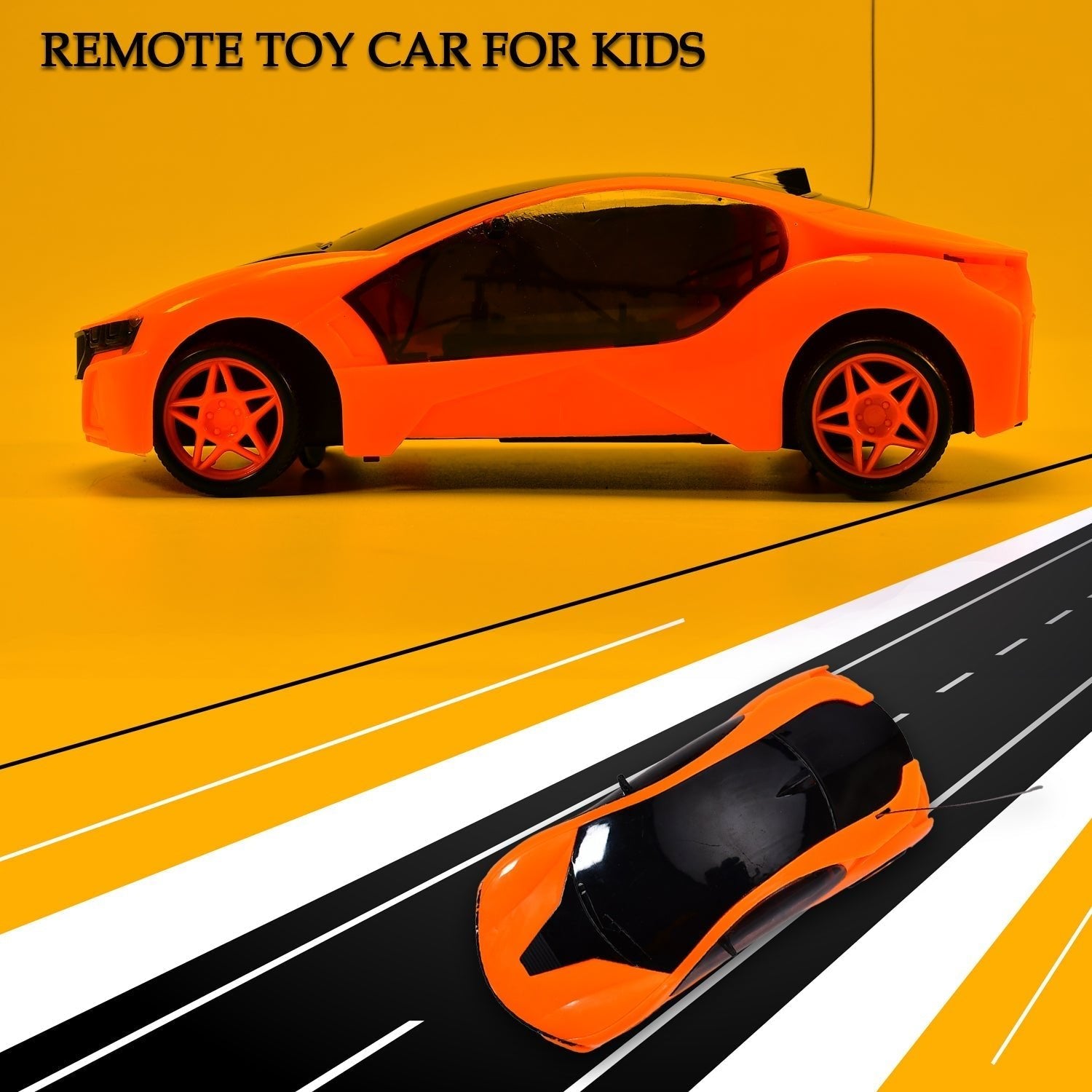 Remote Control Fast Modern Racing Car 3D Light with Go Forward And Backward - infinityexculsivestore.com