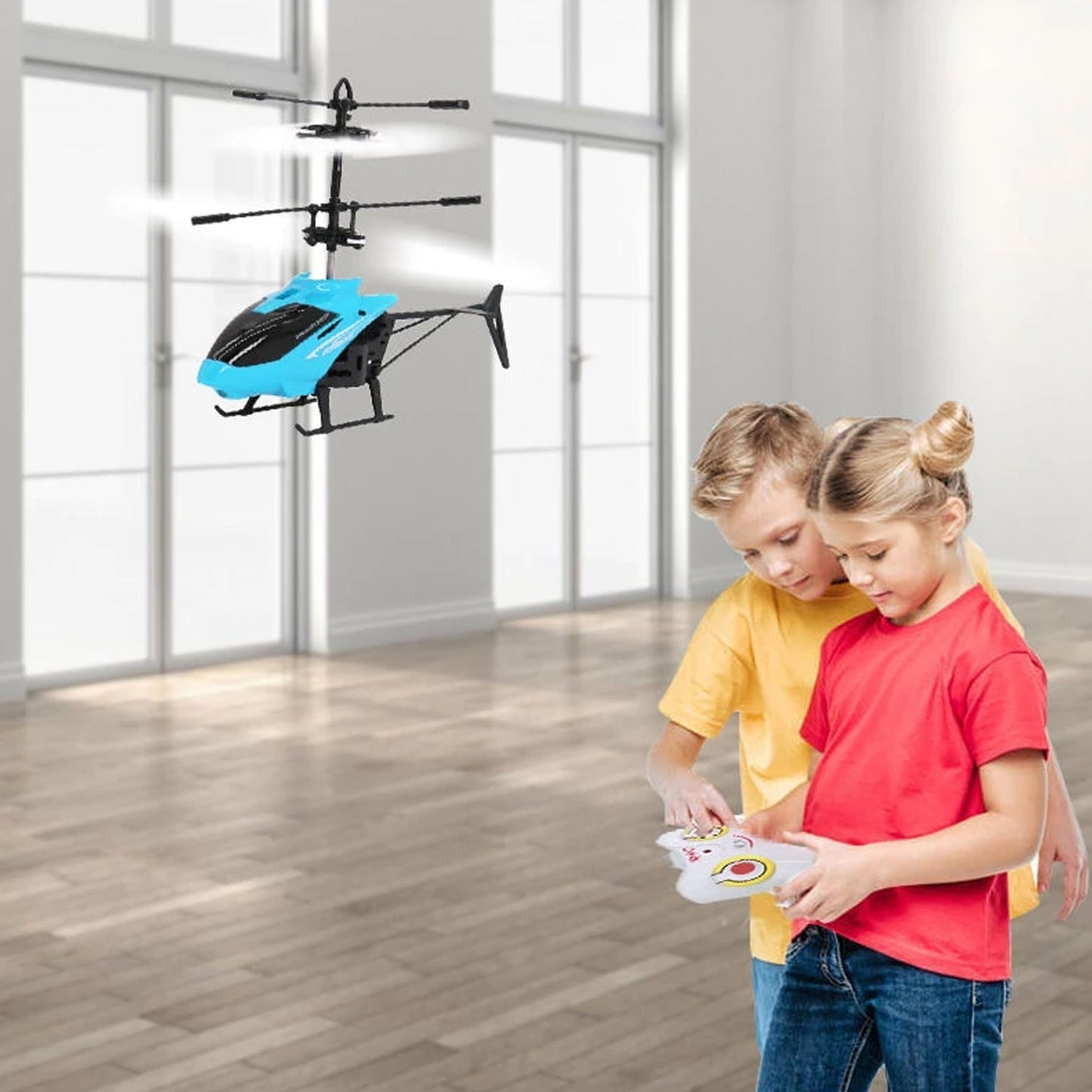 Remote Control Helicopter with USB Chargeable Cable for Boy and Girl Children (Pack of 1) - infinityexculsivestore.com