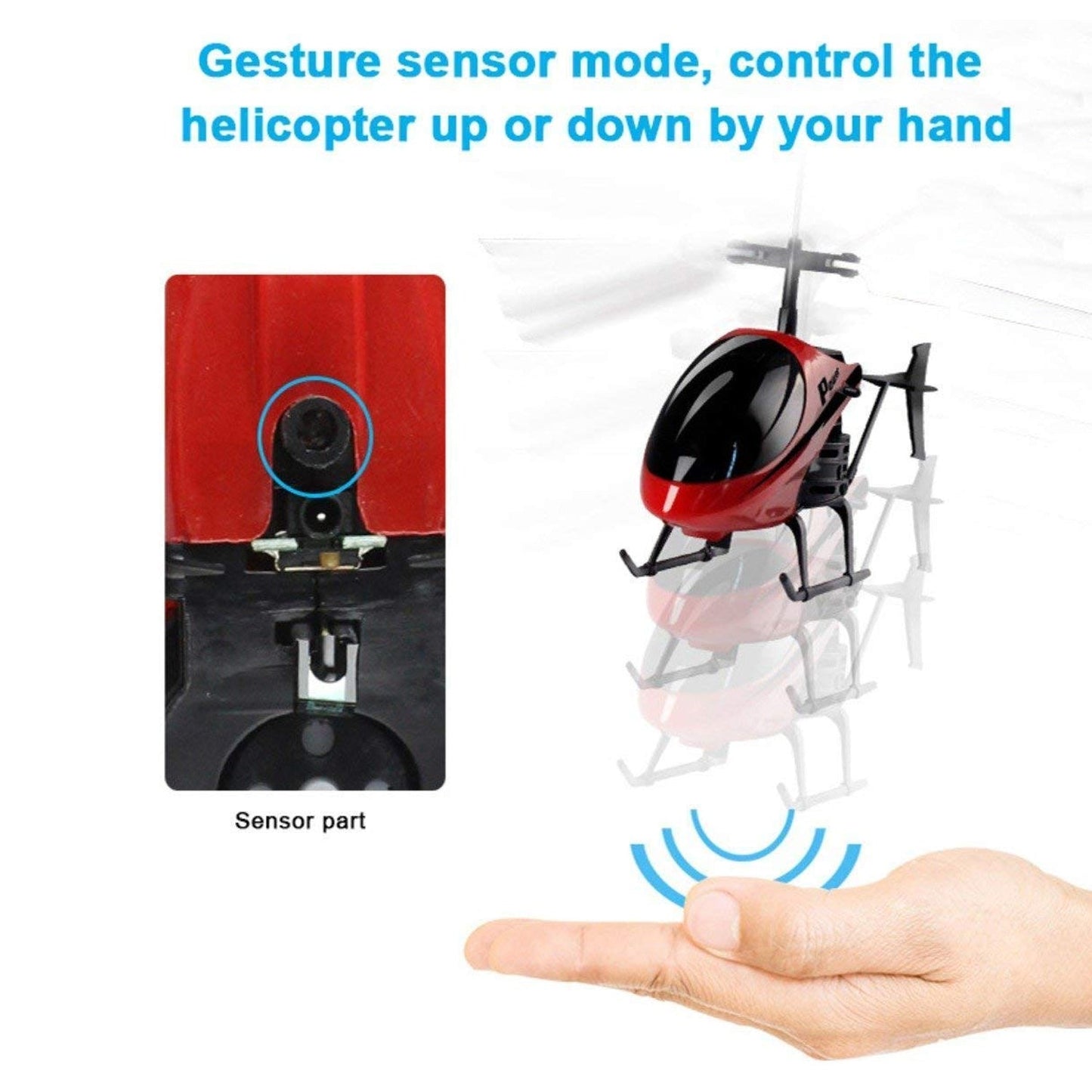 Remote Control Helicopter with USB Chargeable Cable for Boy and Girl Children (Pack of 1) - infinityexculsivestore.com