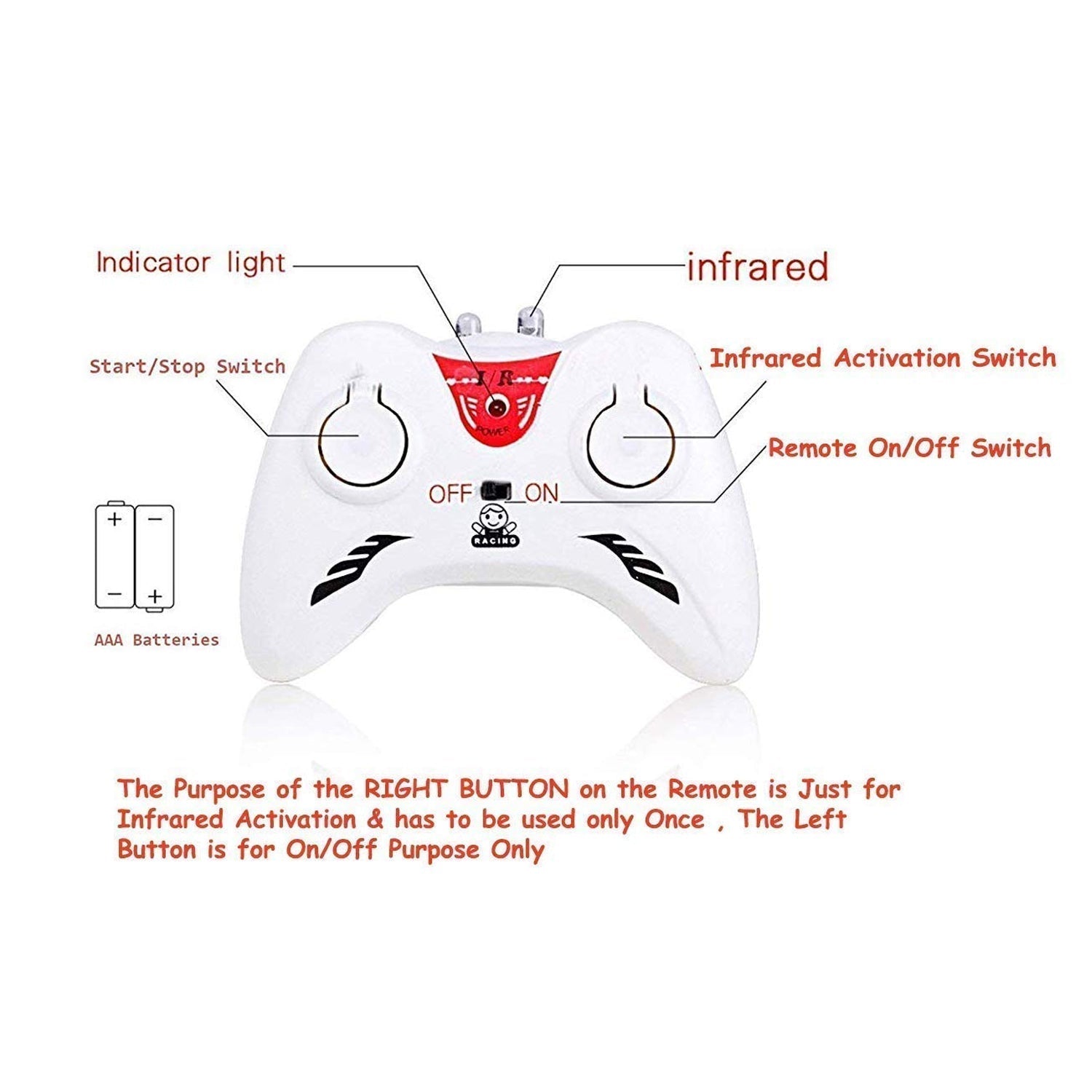 Remote Control Helicopter with USB Chargeable Cable for Boy and Girl Children (Pack of 1) - infinityexculsivestore.com