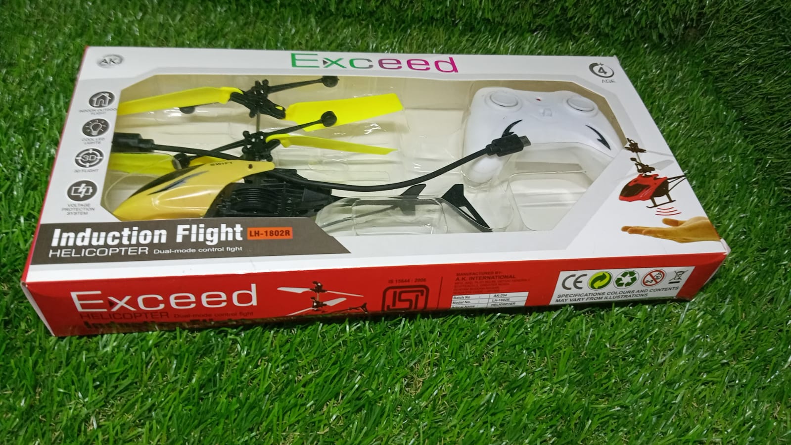 Remote Control Helicopter with USB Chargeable Cable for Boy and Girl Children (Pack of 1) - infinityexculsivestore.com