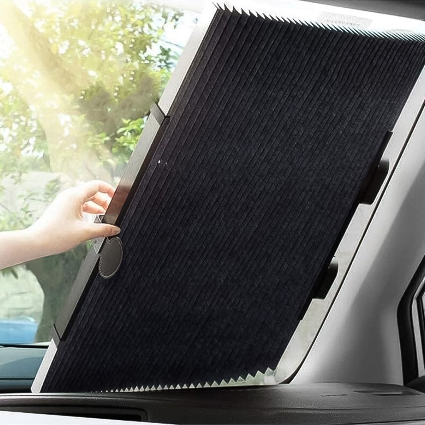 Retractable Long Foldable Windshield Sun Shade for Car (1 Set) - infinityexculsivestore.com