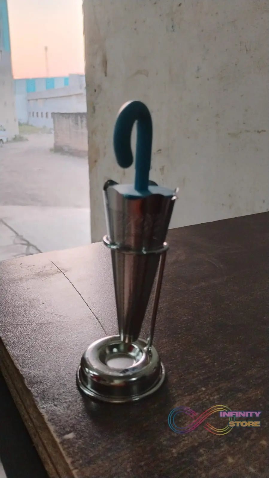 Reusable Cute Umbrella Tea Strainer With Tray / Stand (1 Pc) - infinityexculsivestore.com