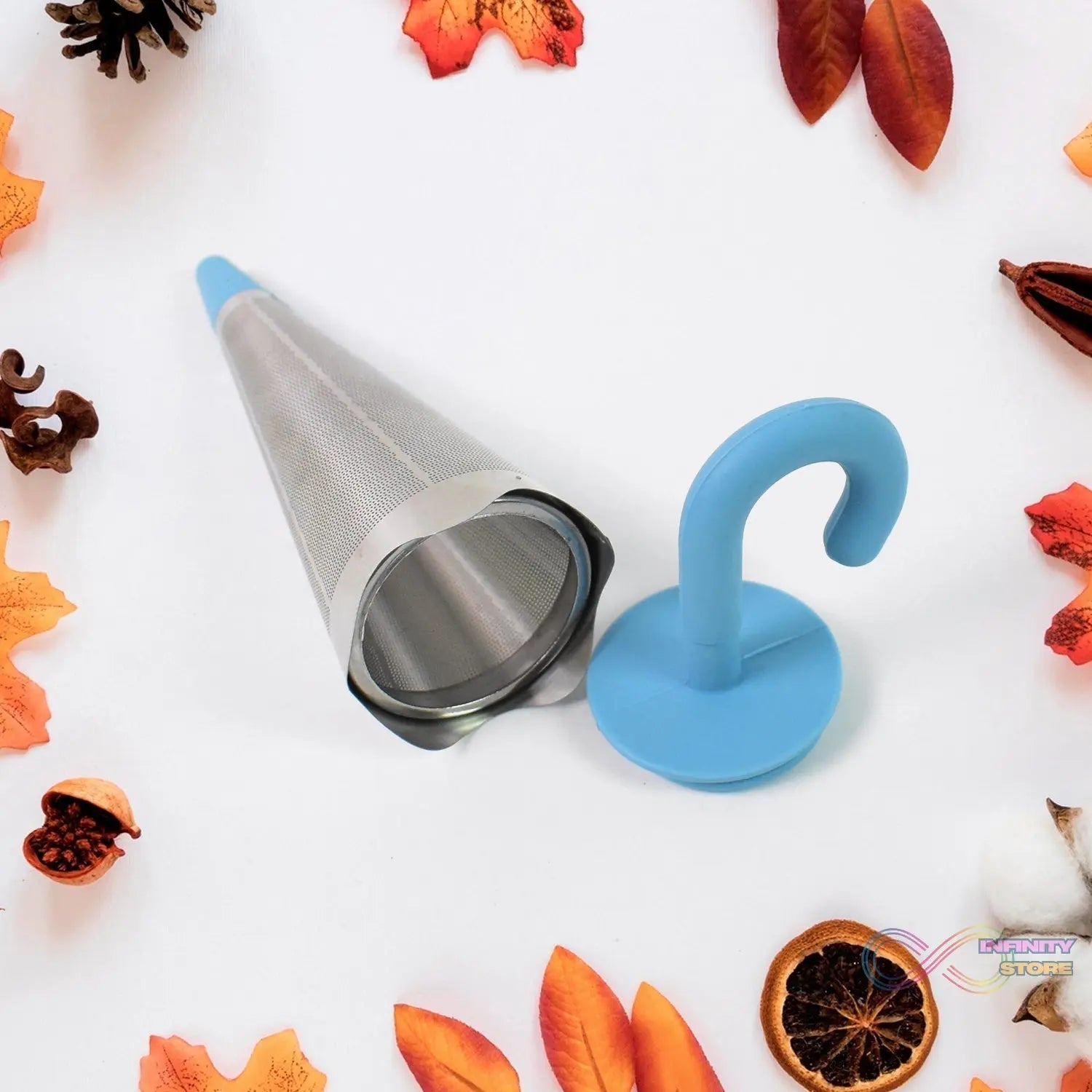 Reusable Cute Umbrella Tea Strainer Without Tray / Stand (1 Pc / Mix Color) - infinityexculsivestore.com