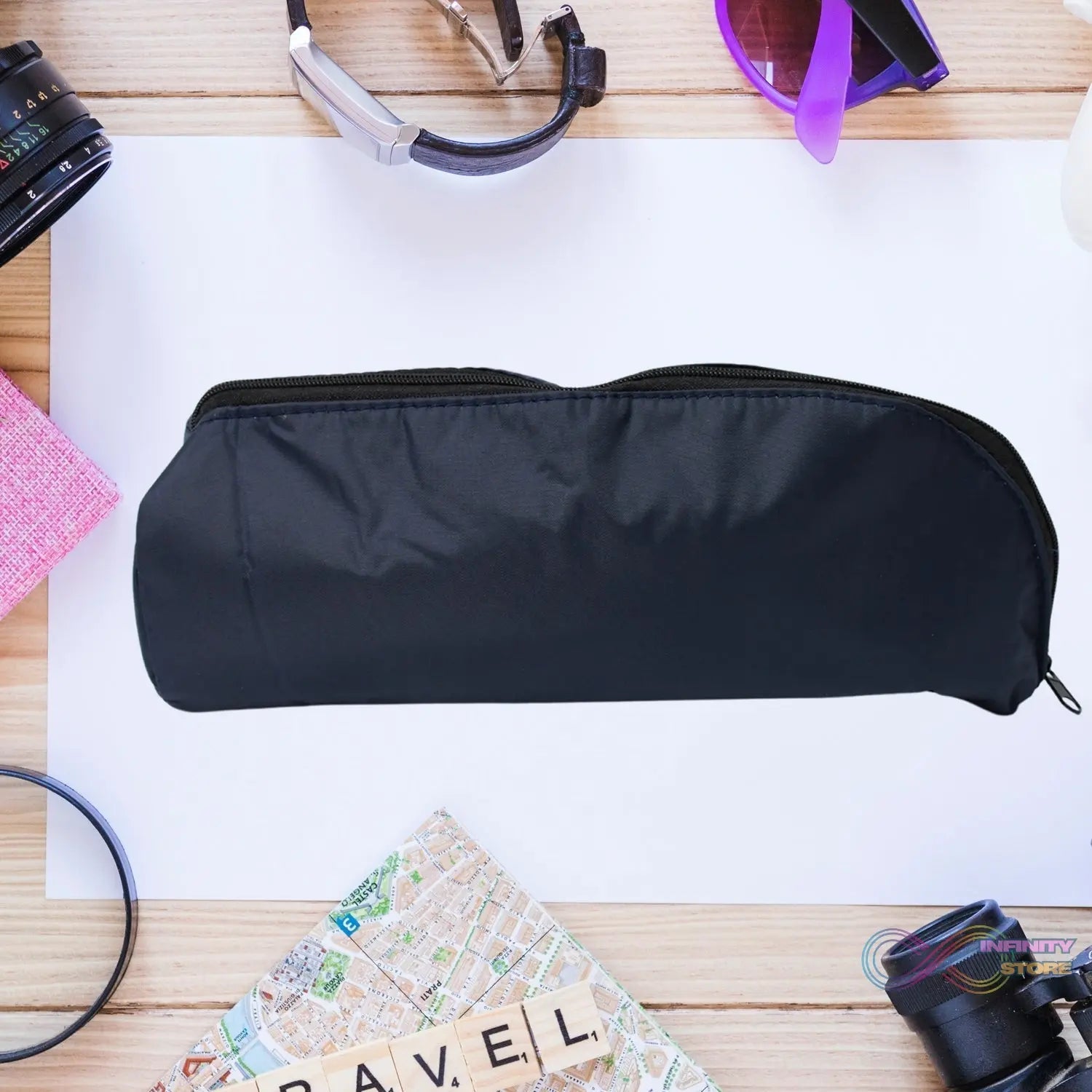 Reusable Multipurpose Washable Pouch Pen Stationary Case Travel (1 Pc) - infinityexculsivestore.com