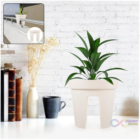 Riding Pot Bling Decor Creative Flowerpot Balcony Flower Pot Holder (1 Pc / MOQ : - 2 Pc) - infinityexculsivestore.com