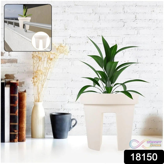 Riding Pot Bling Decor Creative Flowerpot Balcony Flower Pot Holder (1 Pc / MOQ : - 2 Pc) - infinityexculsivestore.com