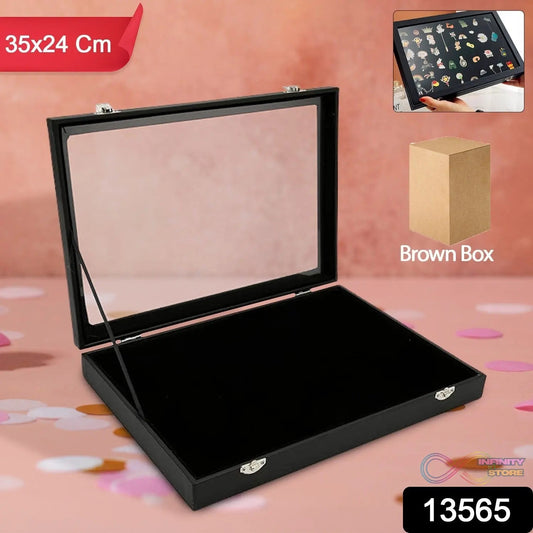 Ring Holder Organizer Box, Jewelry Ring Display Case (35x24 CM) - infinityexculsivestore.com