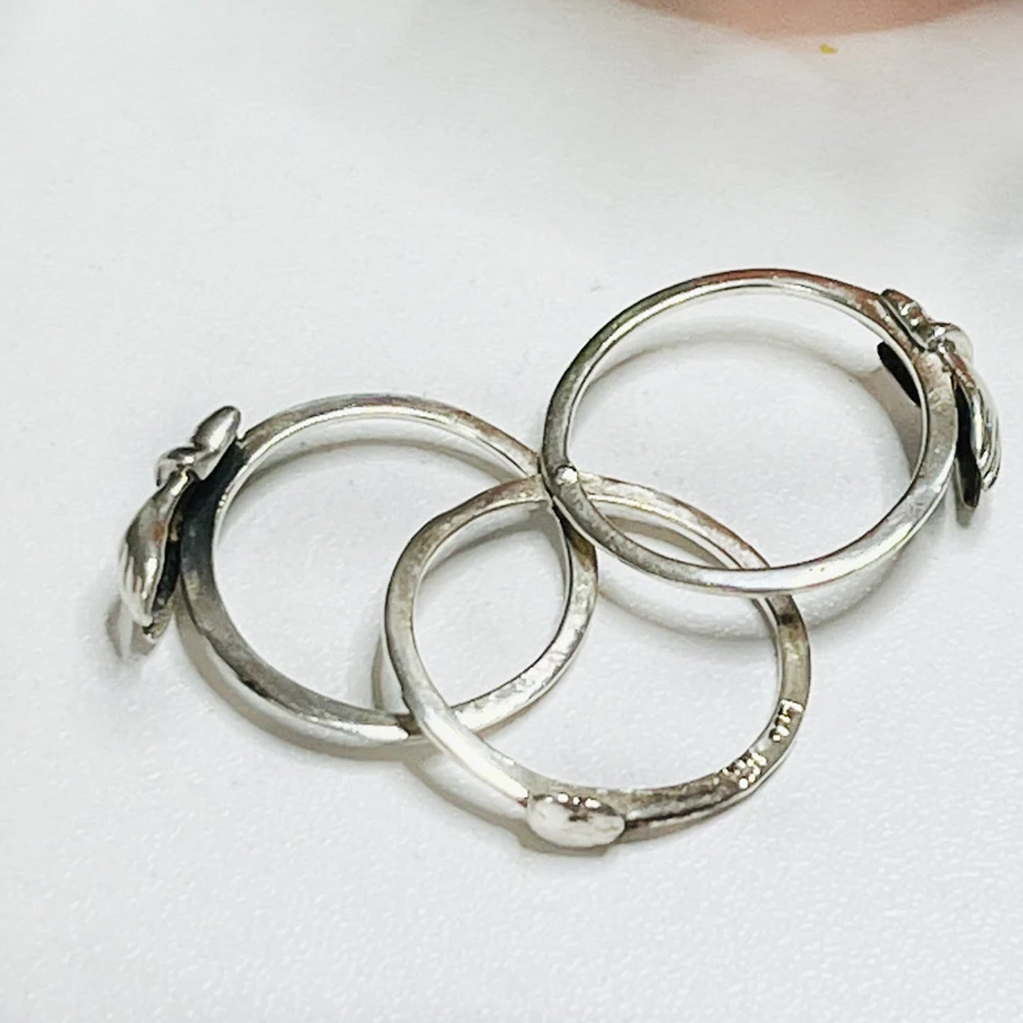 Three Interlocking Rings, Rings for Women and Girls Silver Ring | Valentine Ring, Rings Silver Toned Finger Ring for Women | Birthday Gift For girls and women Anniversary Gift for Wife, Friendship Ring. - infinityexculsivestore.com