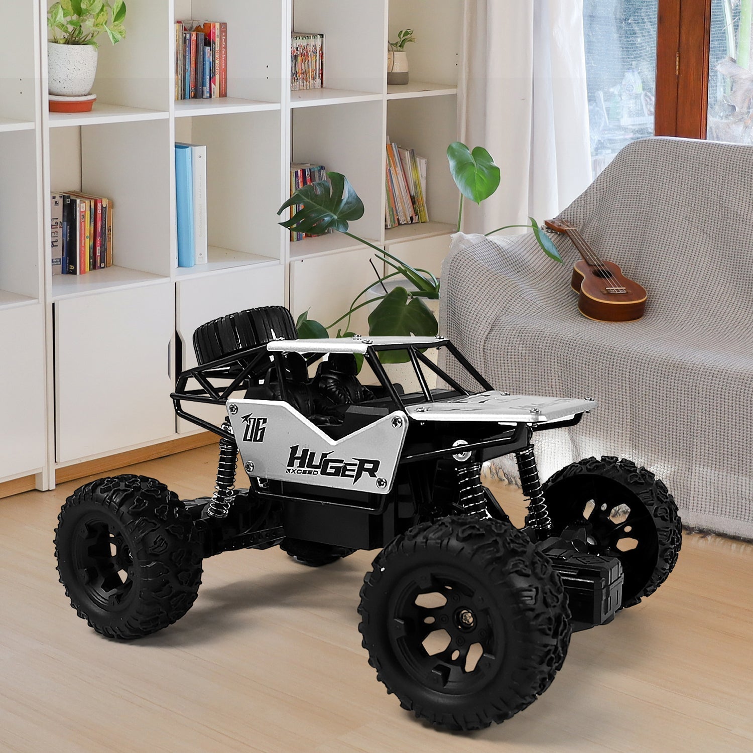 Rock Crawler Monster RC Truck All Terrain Stunt Racing Car Rechargeable Indoor Outdoor Toy Car - infinityexculsivestore.com