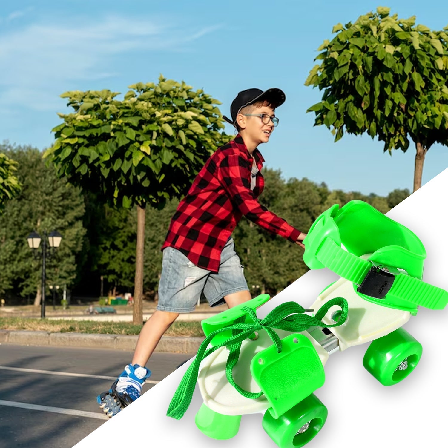 Roller Skates for Kids, Very Adjustable & Comfortable to Use / Roller Skate, Skating / (Pair of 1)  - infinityexculsivestore.com