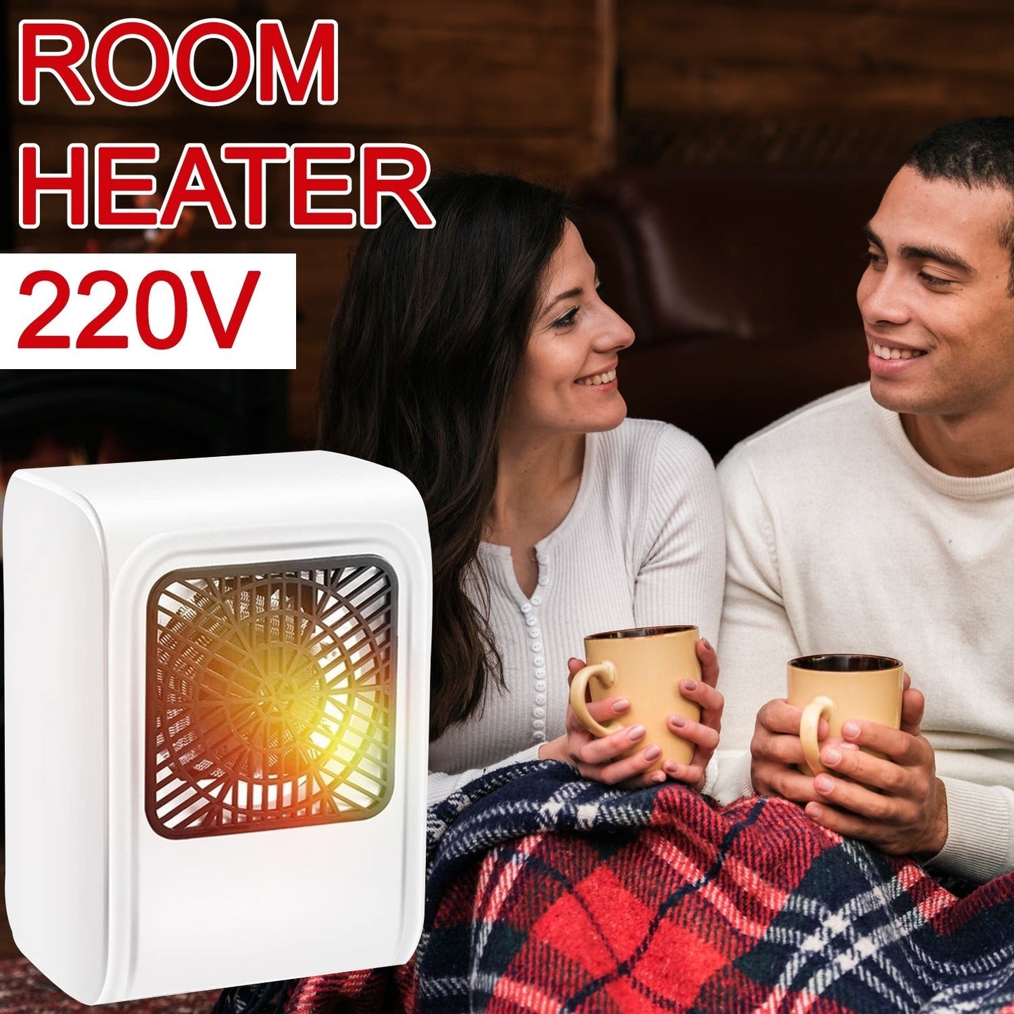 Room Heater 220V Brown Box Heater For Office & Bedroom Use Heater - infinityexculsivestore.com