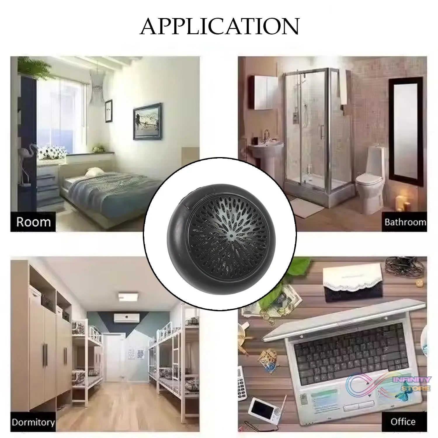 Room Heater for Home, Office, Camper LED Screen Portable Wall Heater (900W / 1 Pc) - infinityexculsivestore.com