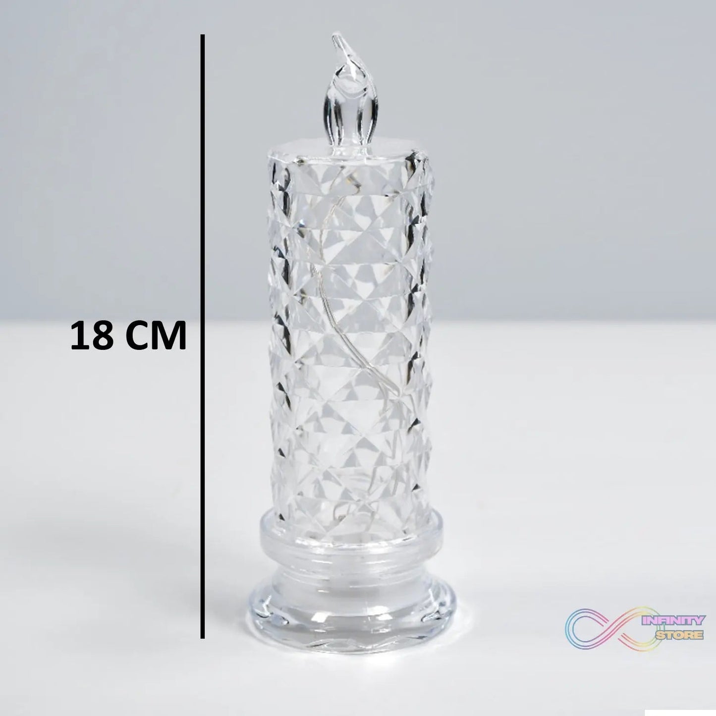 Rose Candles for Home Decoration, Crystal Candle Lights - infinityexculsivestore.com