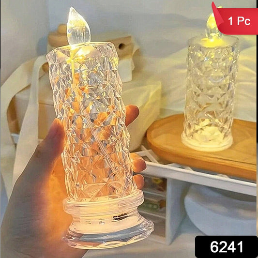 Rose Candles for Home Decoration, Crystal Candle Lights - infinityexculsivestore.com