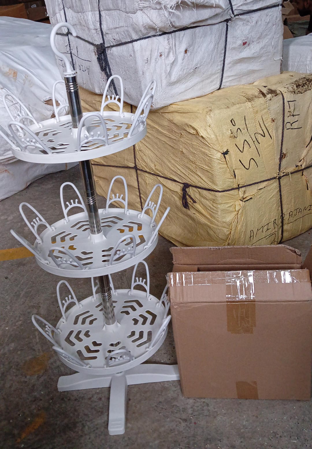 Rotating Shoe Rack, 3 Layer/ 3 Tier Rotating Shoe Rack (1 Pc) - infinityexculsivestore.com