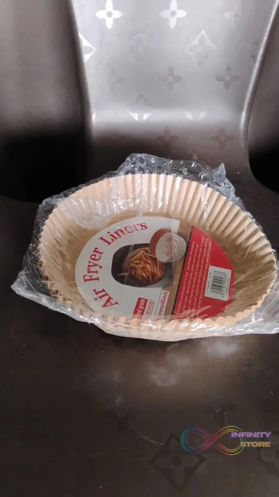 Round Air Fryer Disposable Paper Liner (50 Pcs Set / 160mmx45mm) - infinityexculsivestore.com