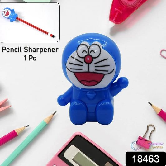 Round Cartoon Shaped Pencil Sharpener (1 Pc) - infinityexculsivestore.com