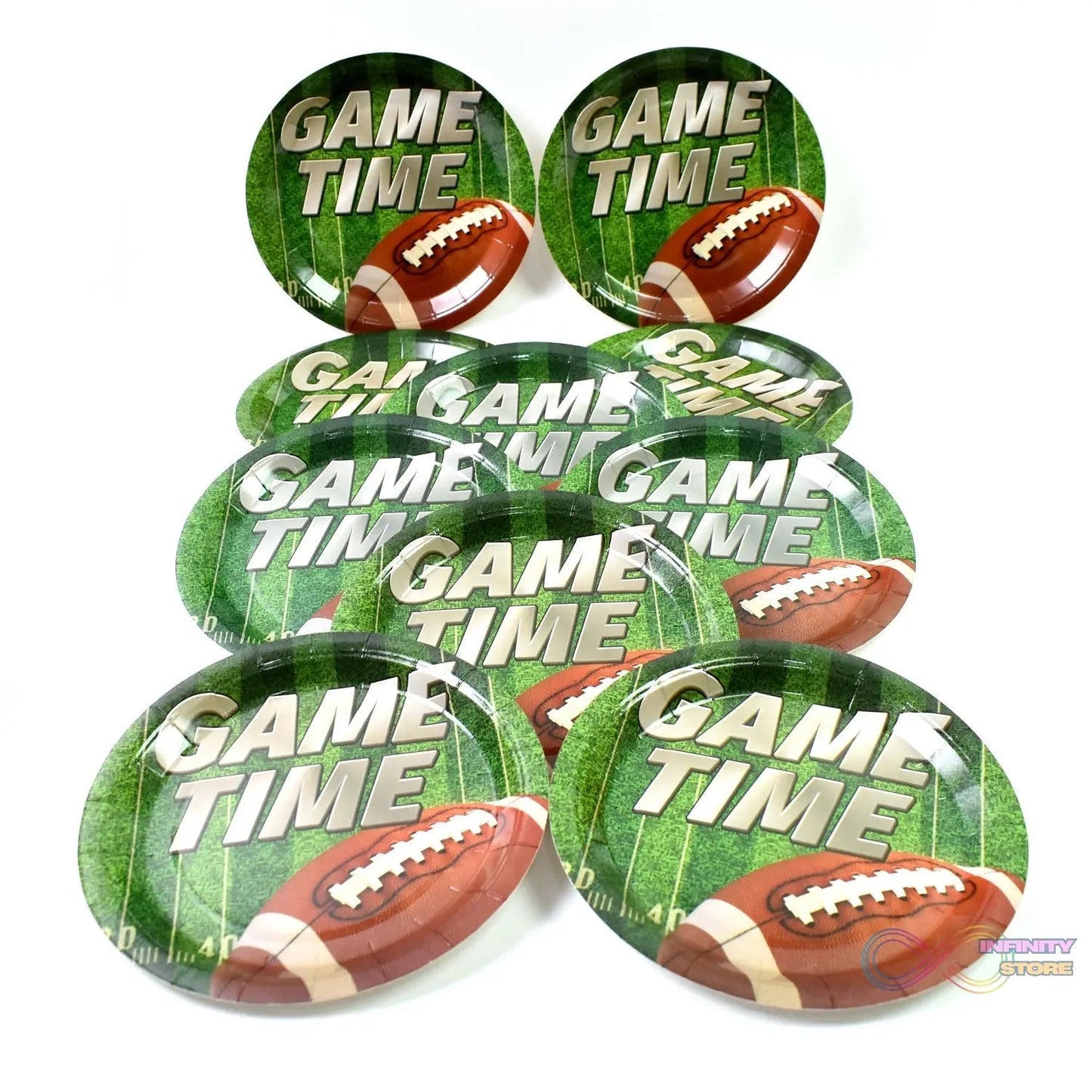 Round Plates Disposable Paper Plates Happy Birthday, Gift (10 Pcs Set / Mix Design) - infinityexculsivestore.com