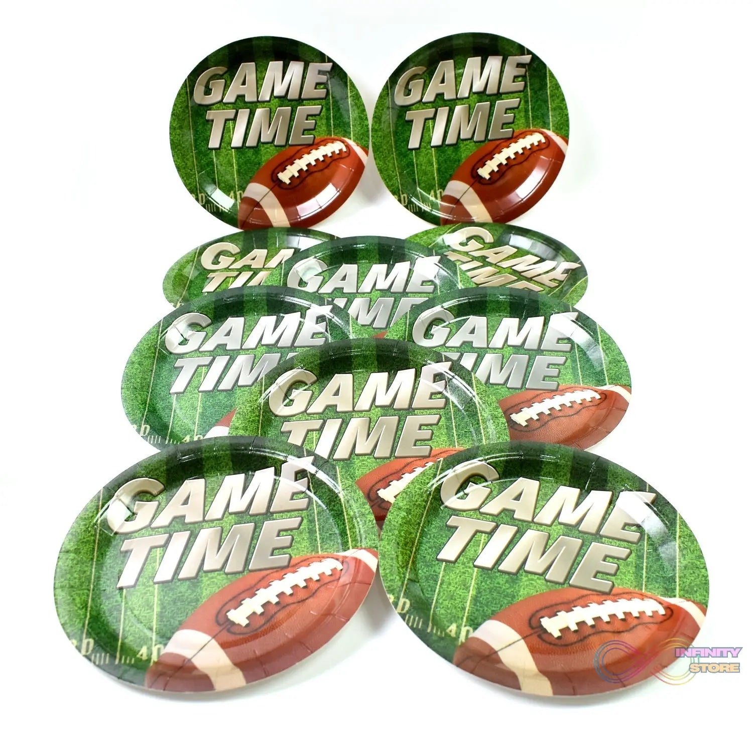 Round Plates Disposable Paper Plates Happy Birthday, Gift (10 Pcs Set / Mix Design) - infinityexculsivestore.com