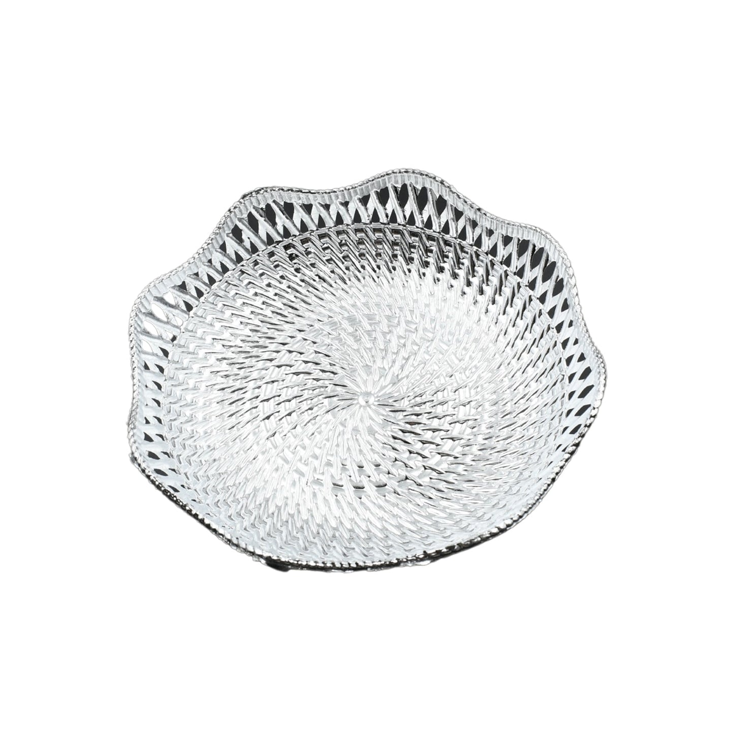Round Serving Tray, Traditional Serving Tray, Multipurpose Serving Tray, Decorative Serving Platters, Mukhwas Serving Tray (1 Pc) - infinityexculsivestore.com