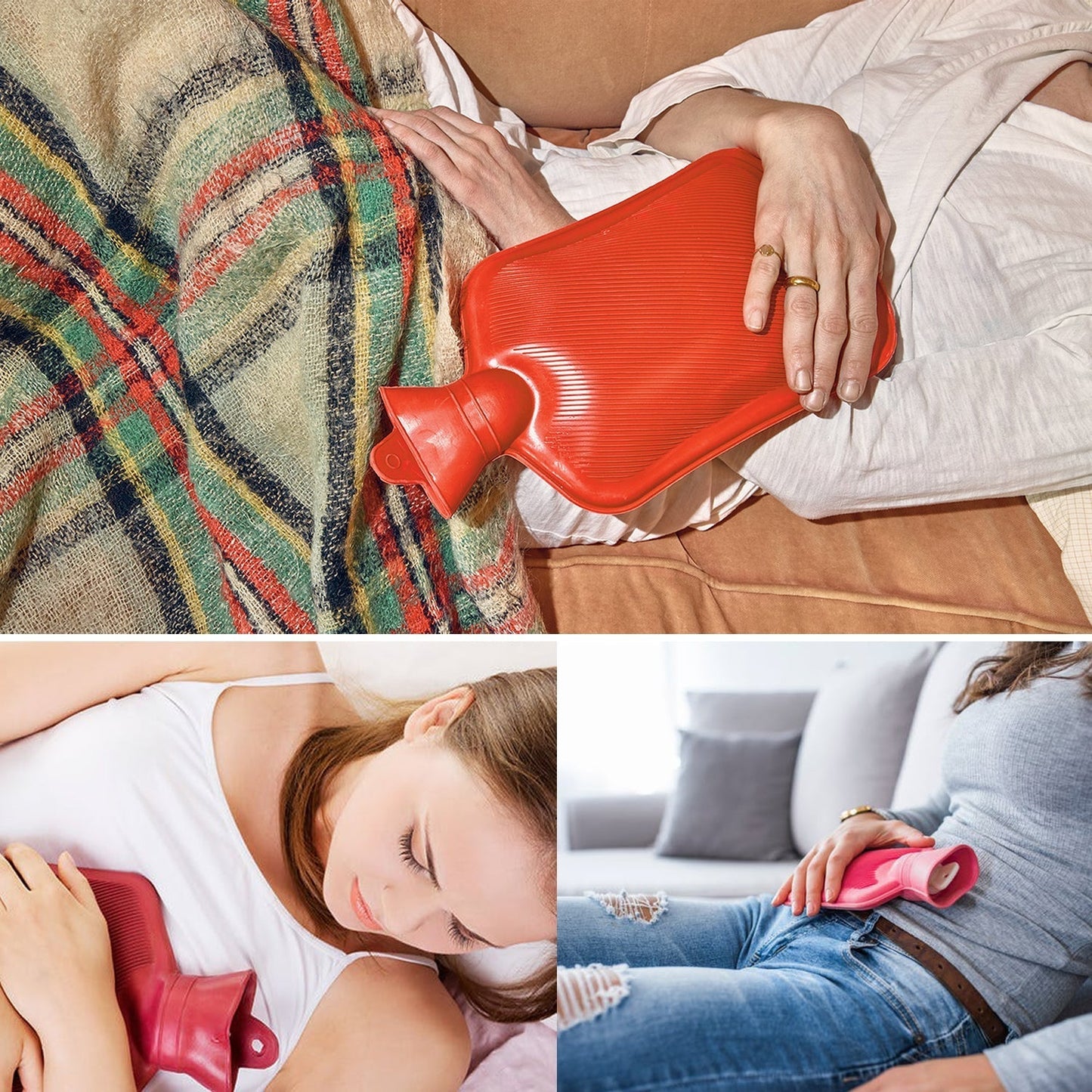 Rubber Hot Water Heating Bag for Pain Relief(Medium) - infinityexculsivestore.com