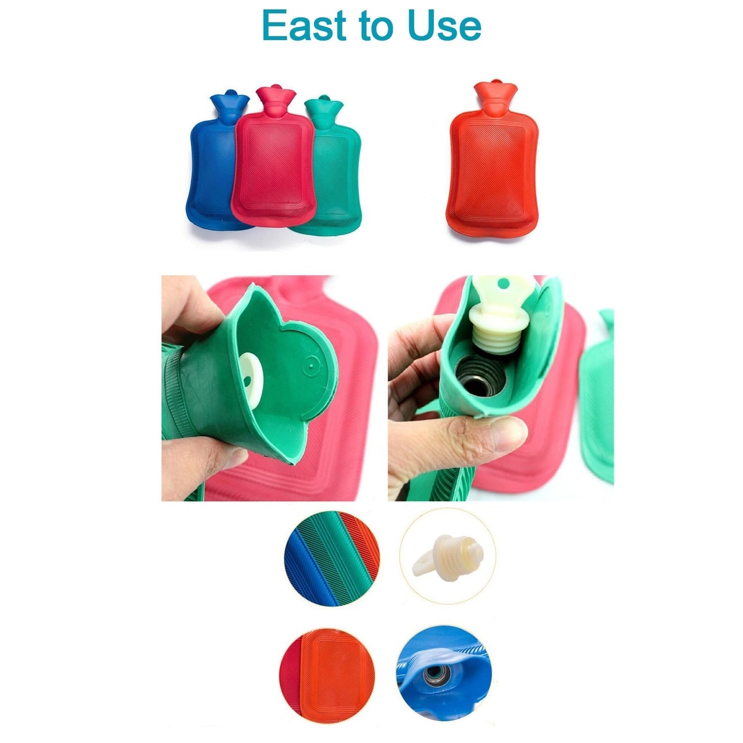 Rubber Hot Water Heating Bag for Pain Relief - infinityexculsivestore.com