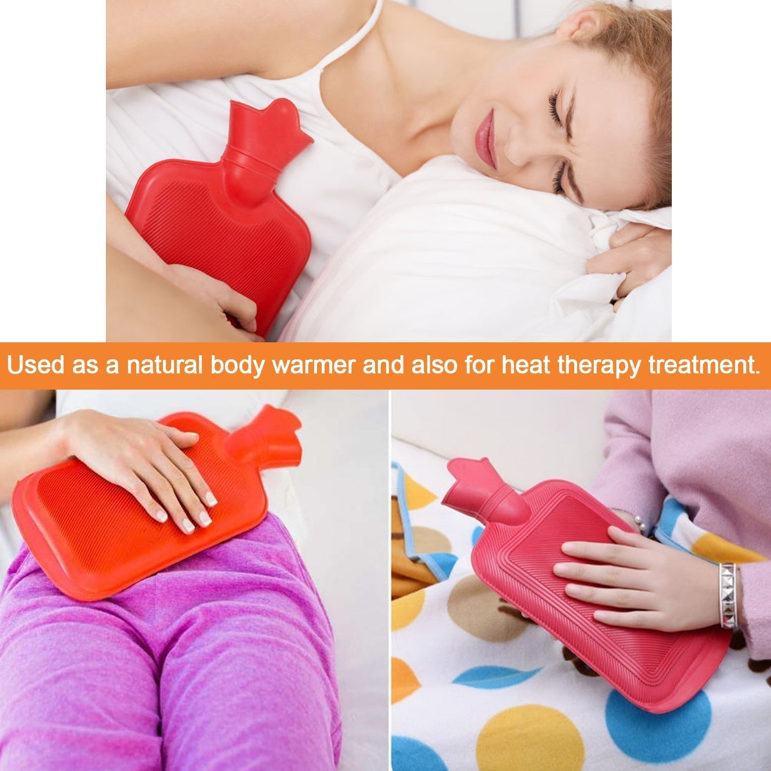 Rubber Hot Water Heating Bag for Pain Relief - infinityexculsivestore.com