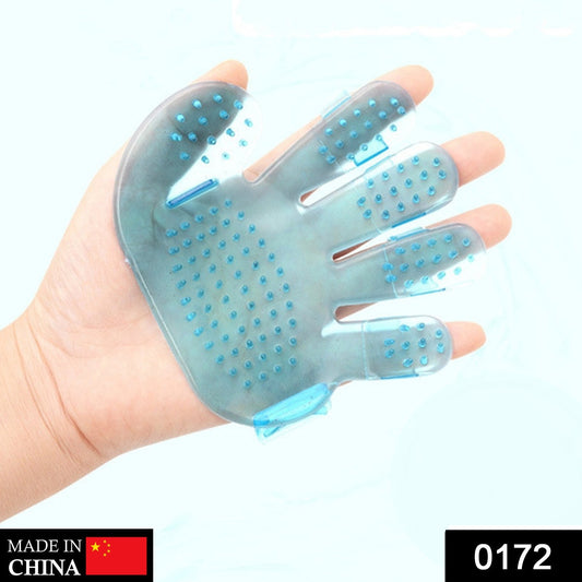 Rubber Pet Cleaning Massaging Grooming Glove Brush - infinityexculsivestore.com