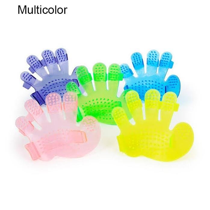 Rubber Pet Cleaning Massaging Grooming Glove Brush - infinityexculsivestore.com